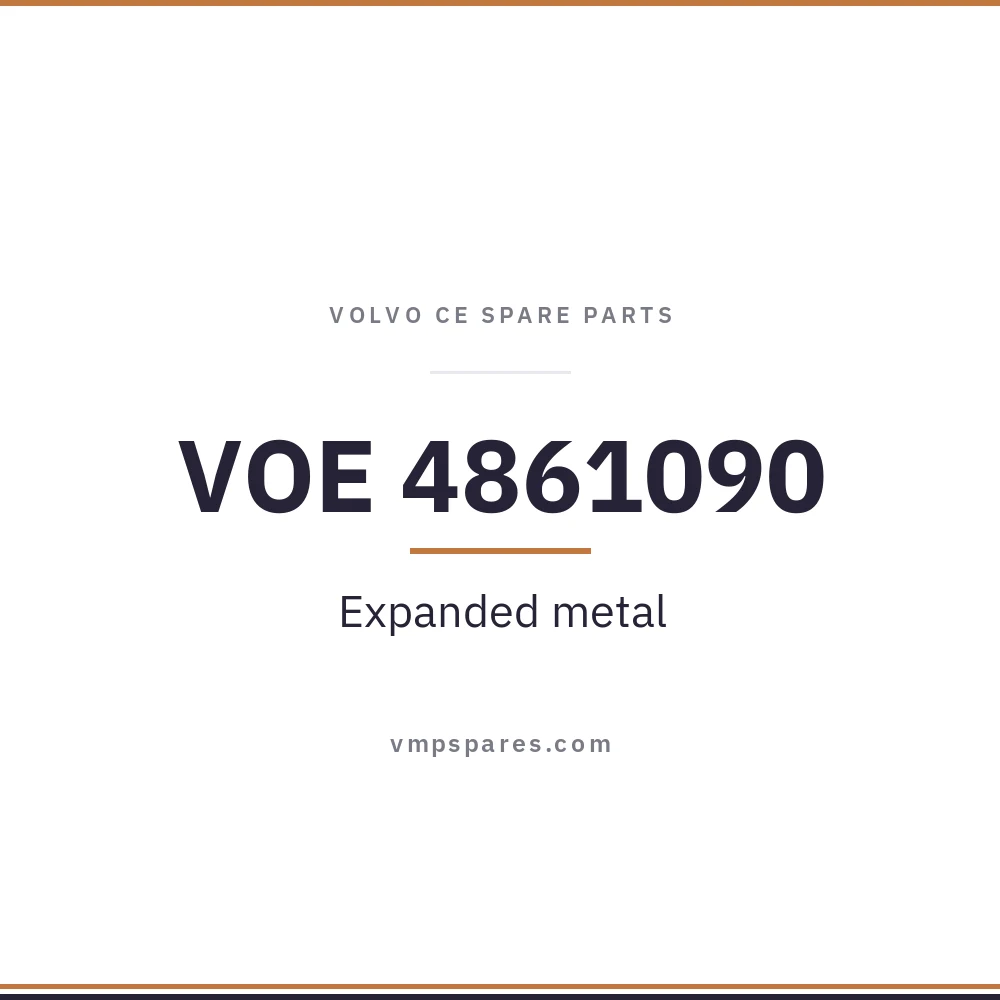 VOE 4861090 – Expanded metal