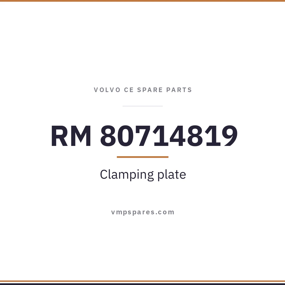 RM 80714819 – Clamping plate