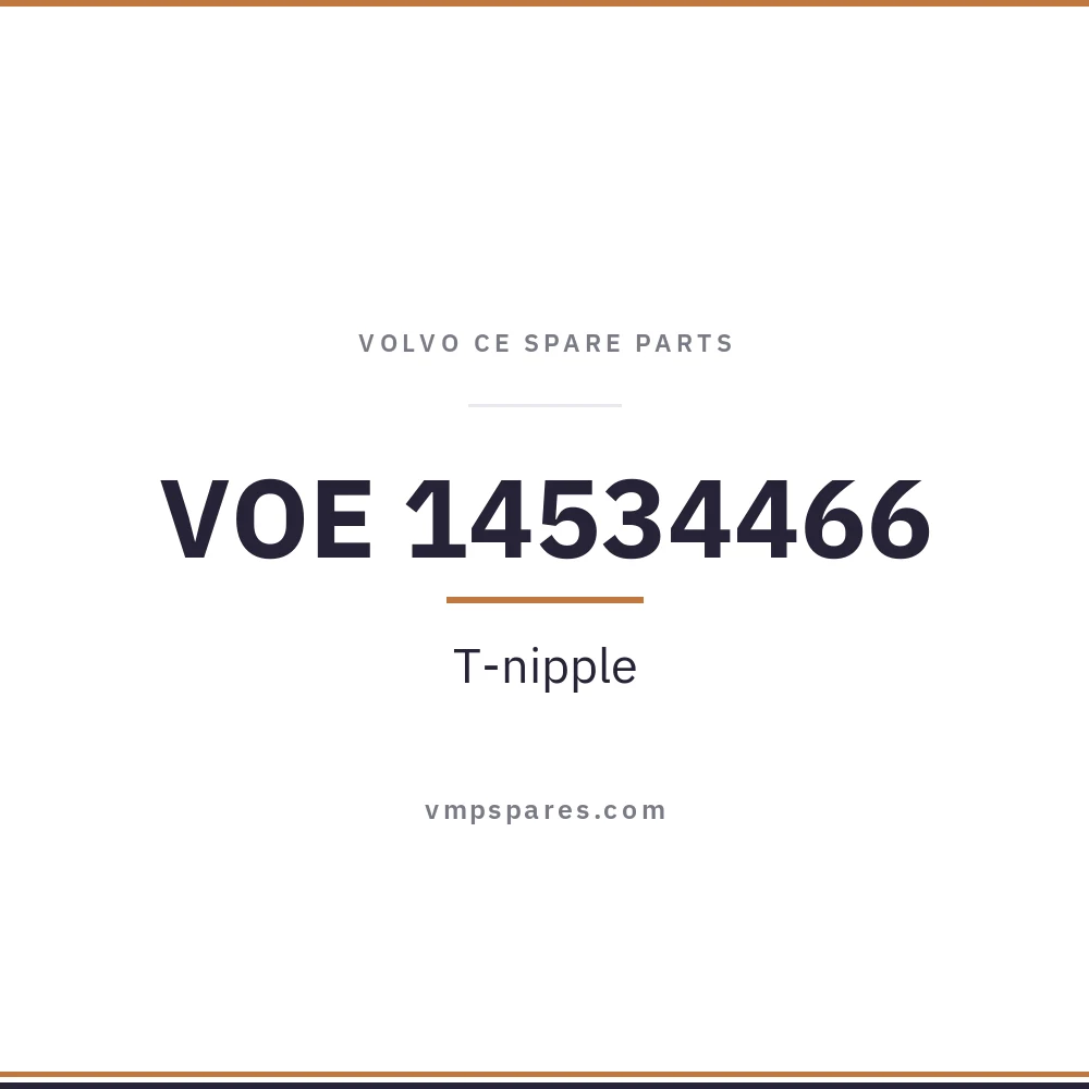 VOE 14534466 – T-nipple
