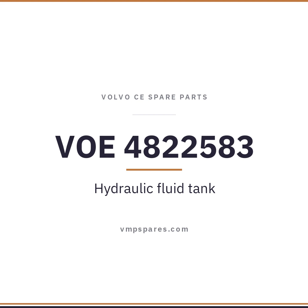 VOE 4822583 – Hydraulic fluid tank