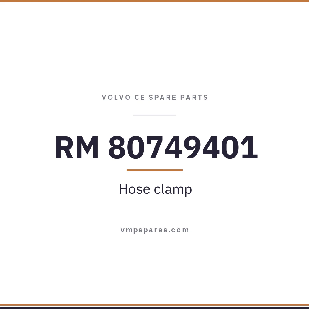 RM 80749401 – Hose clamp