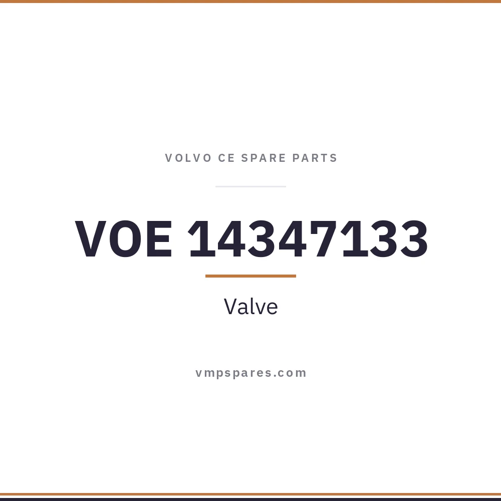 VOE 14347133 – Valve