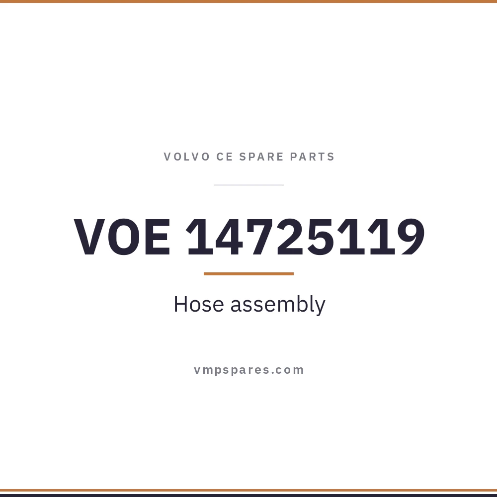 VOE 14725119 – Hose assembly