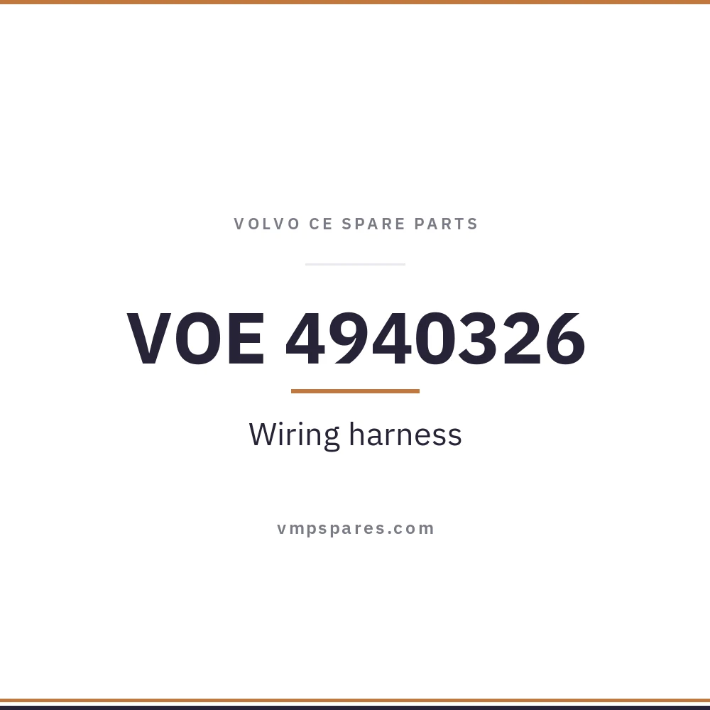 VOE 4940326 – Wiring harness
