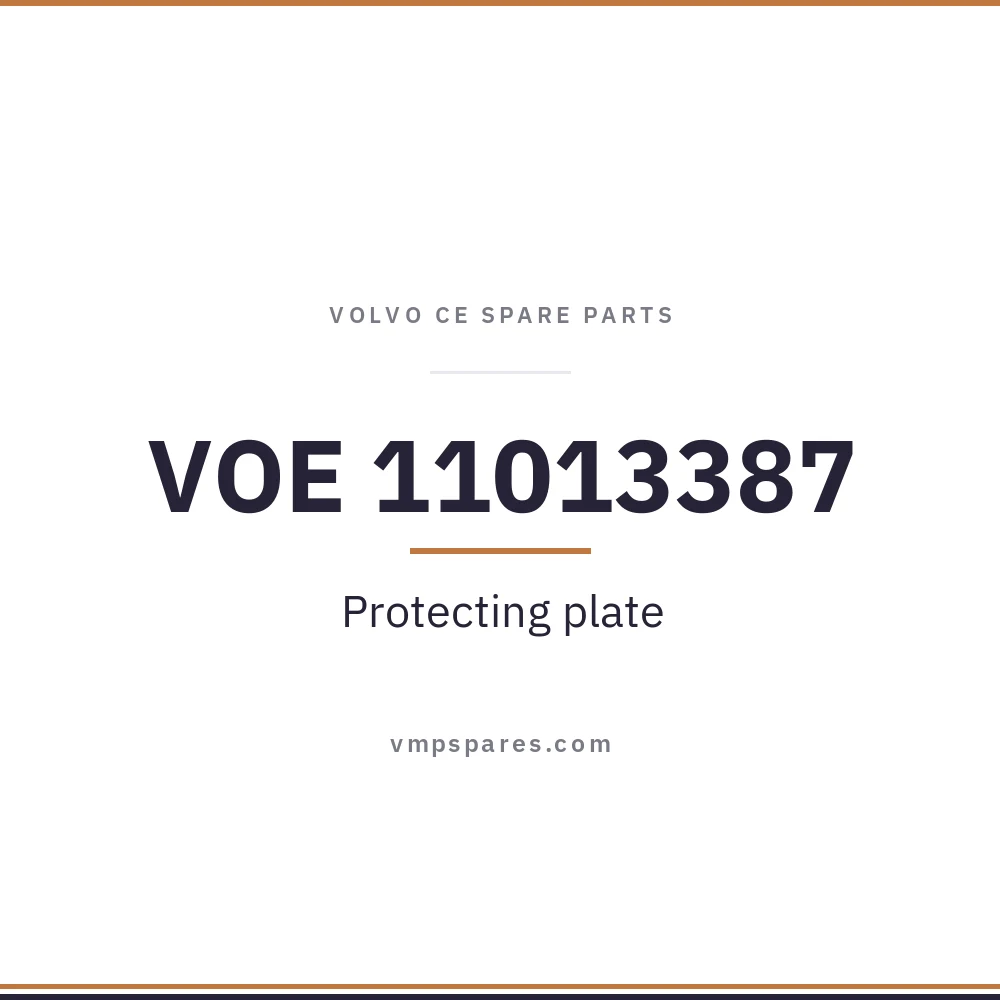 VOE 11013387 – Protecting plate
