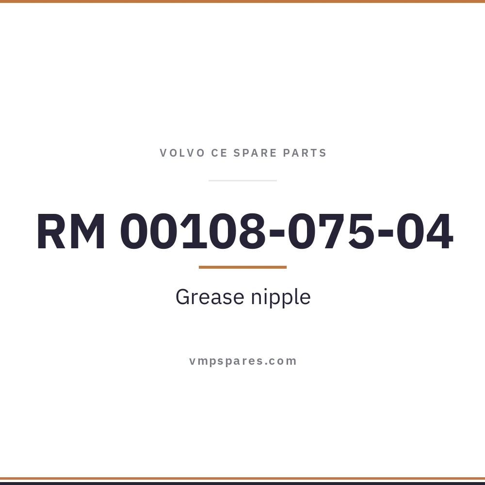 RM 00108-075-04 – Grease nipple