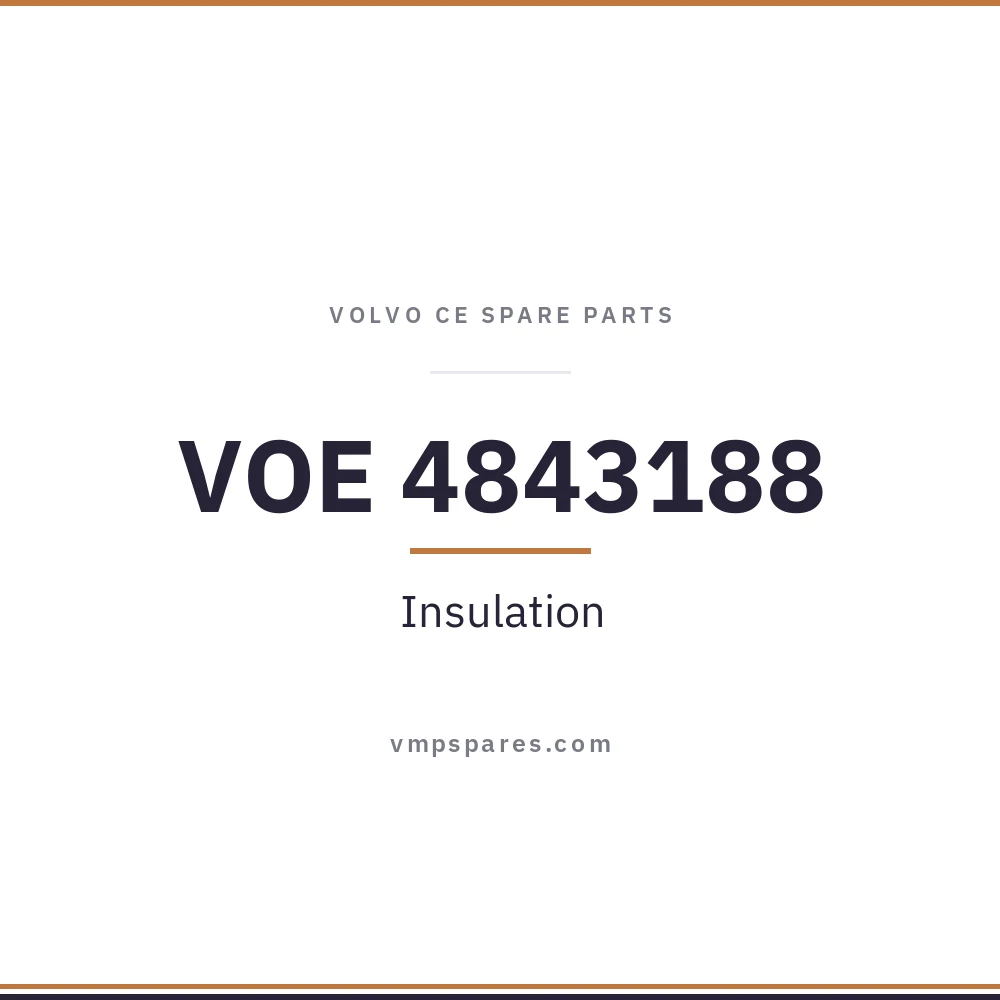 VOE 4843188 – Insulation