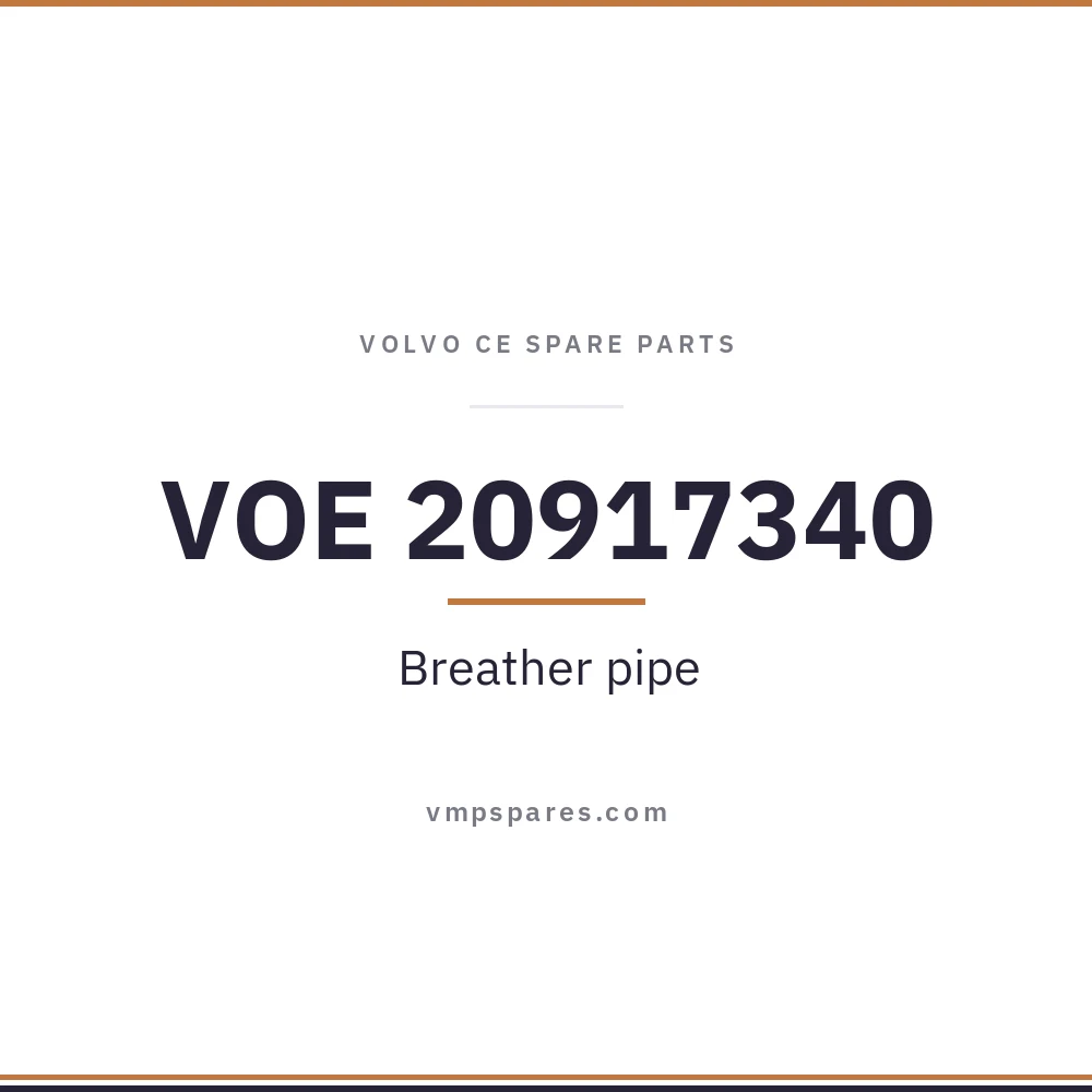 VOE 20917340 – Breather pipe