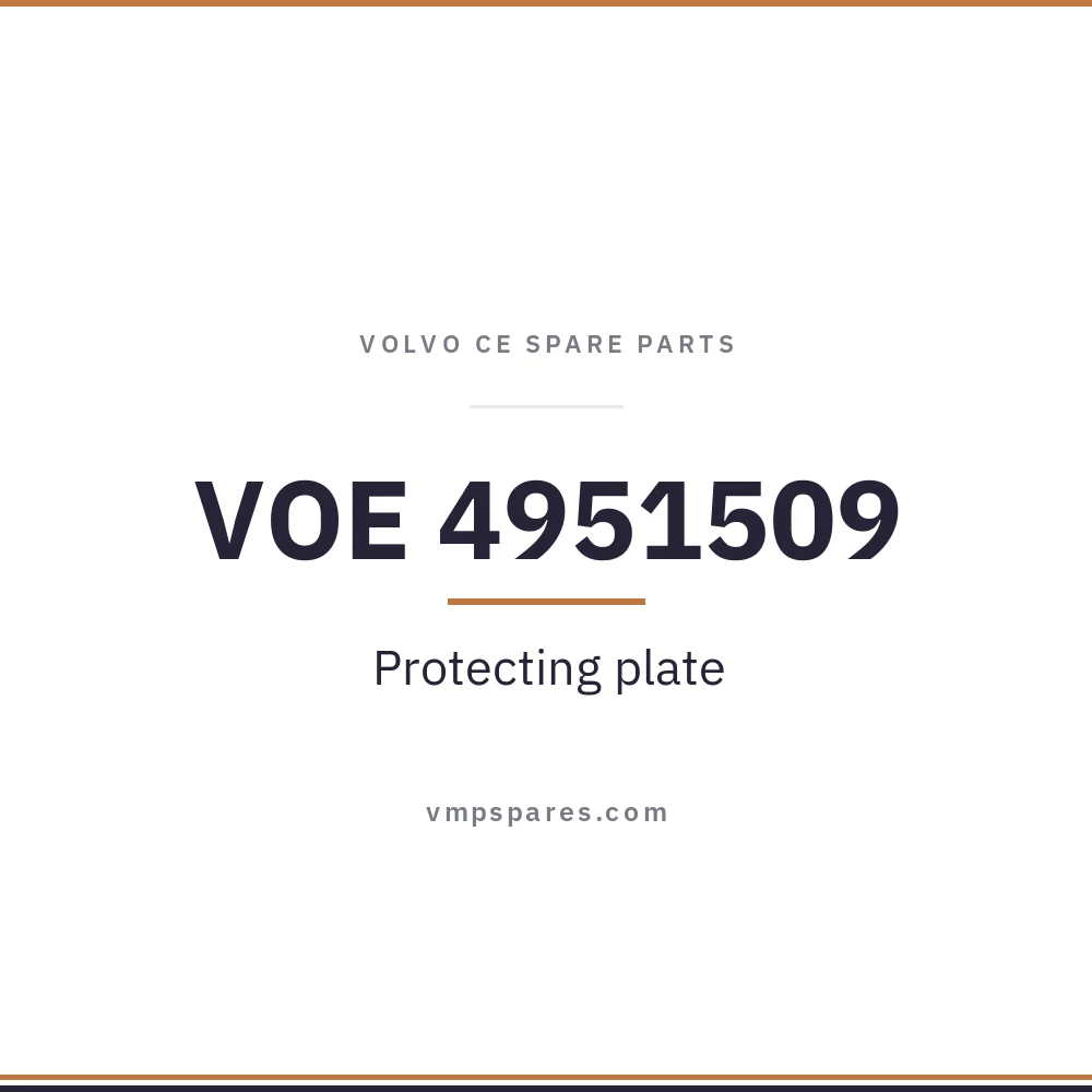 VOE 4951509 – Protecting plate