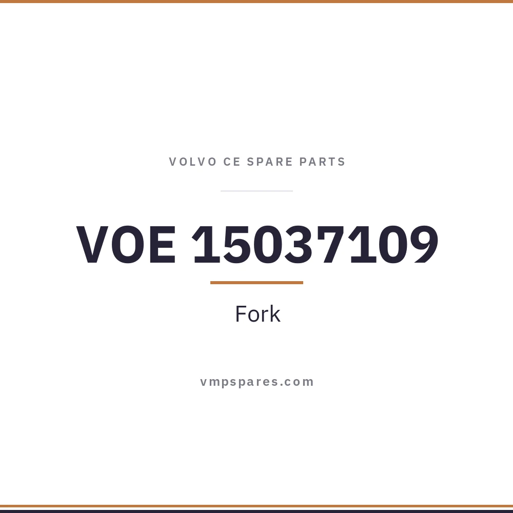 VOE 15037109 – Fork