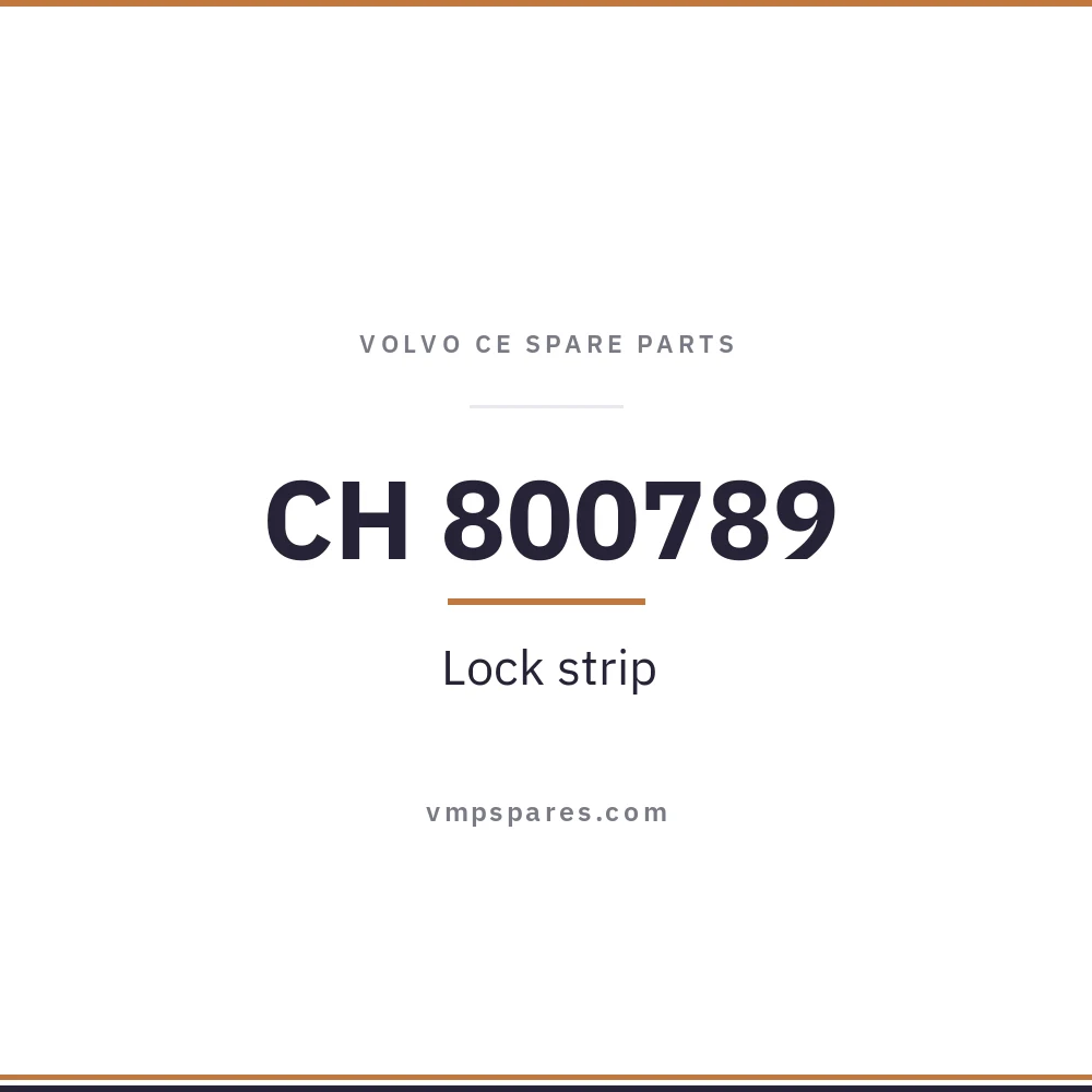 CH 800789 – Lock strip