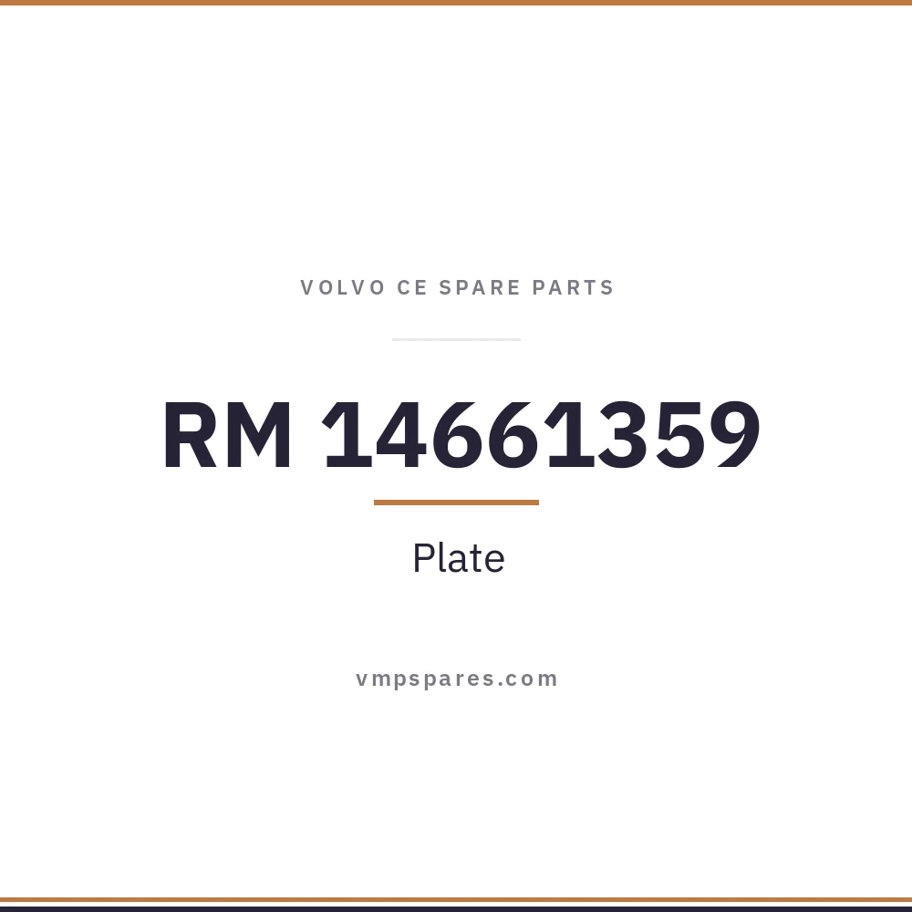 RM 14661359 – Plate