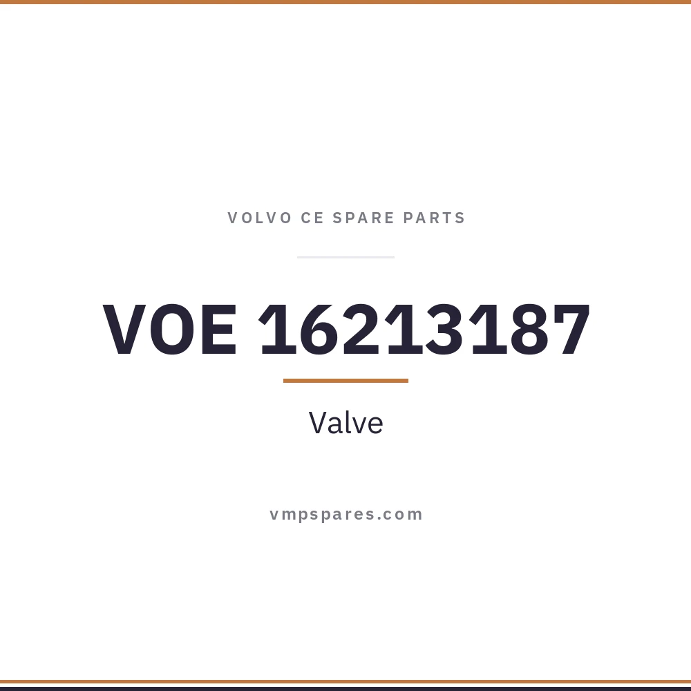 VOE 16213187 – Valve