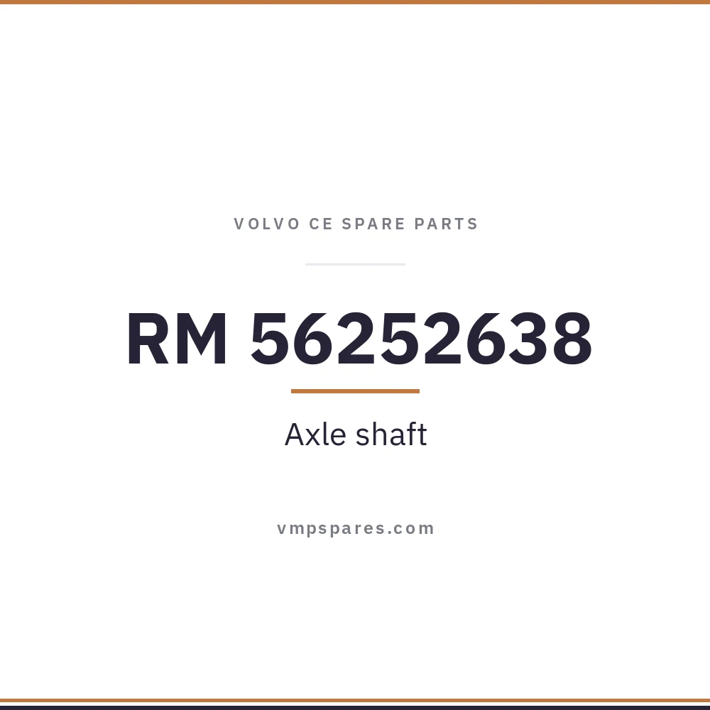 RM 56252638 – Axle shaft