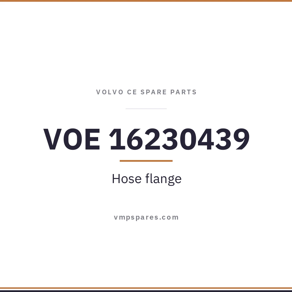 VOE 16230439 – Hose flange