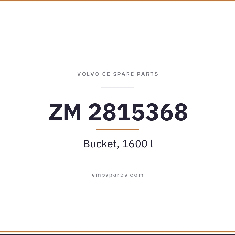 ZM 2815368 – Bucket, 1600 l