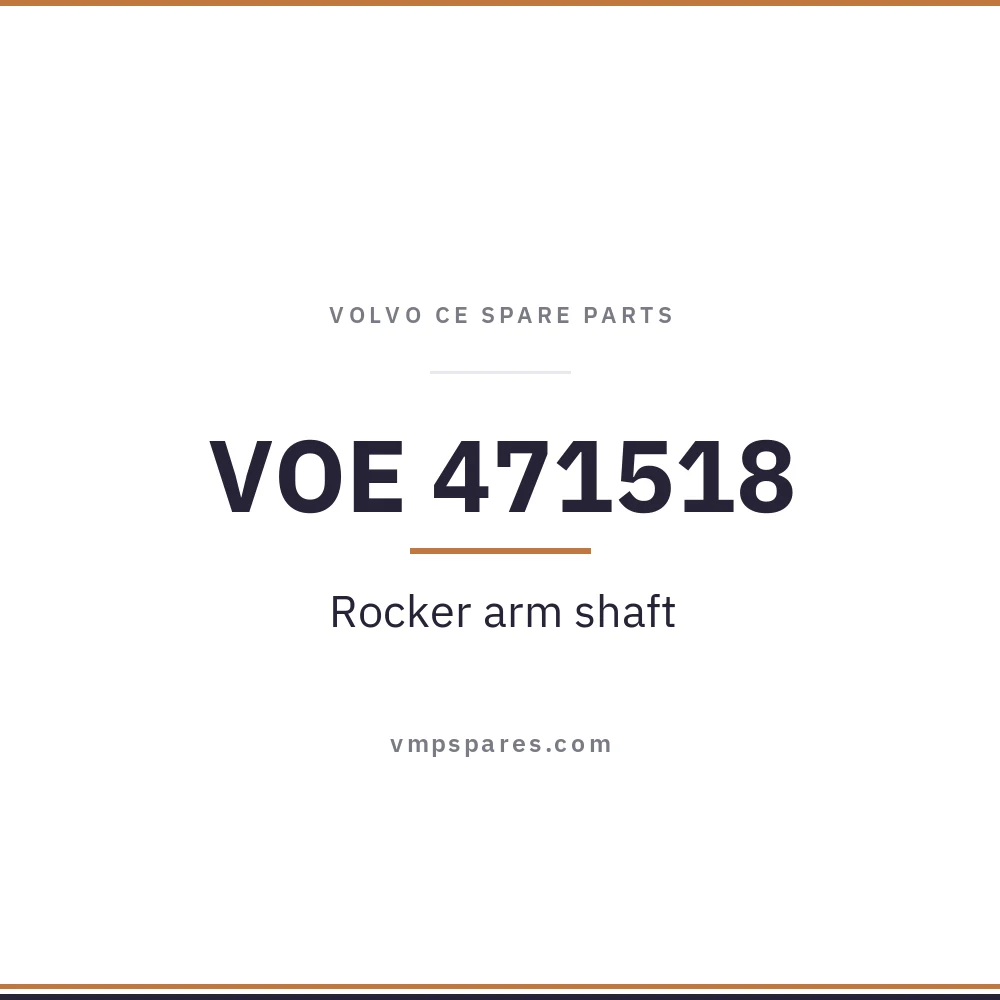 VOE 471518 – Rocker arm shaft