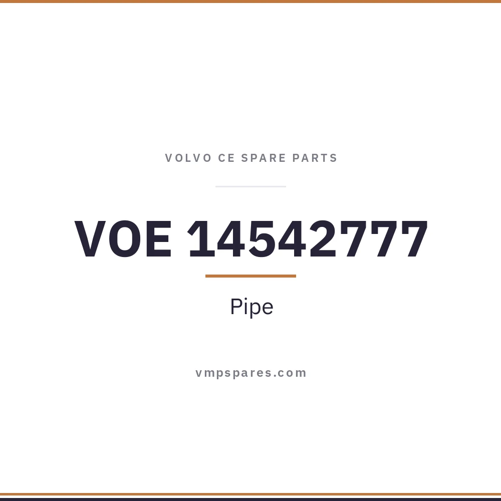 VOE 14542777 – Pipe