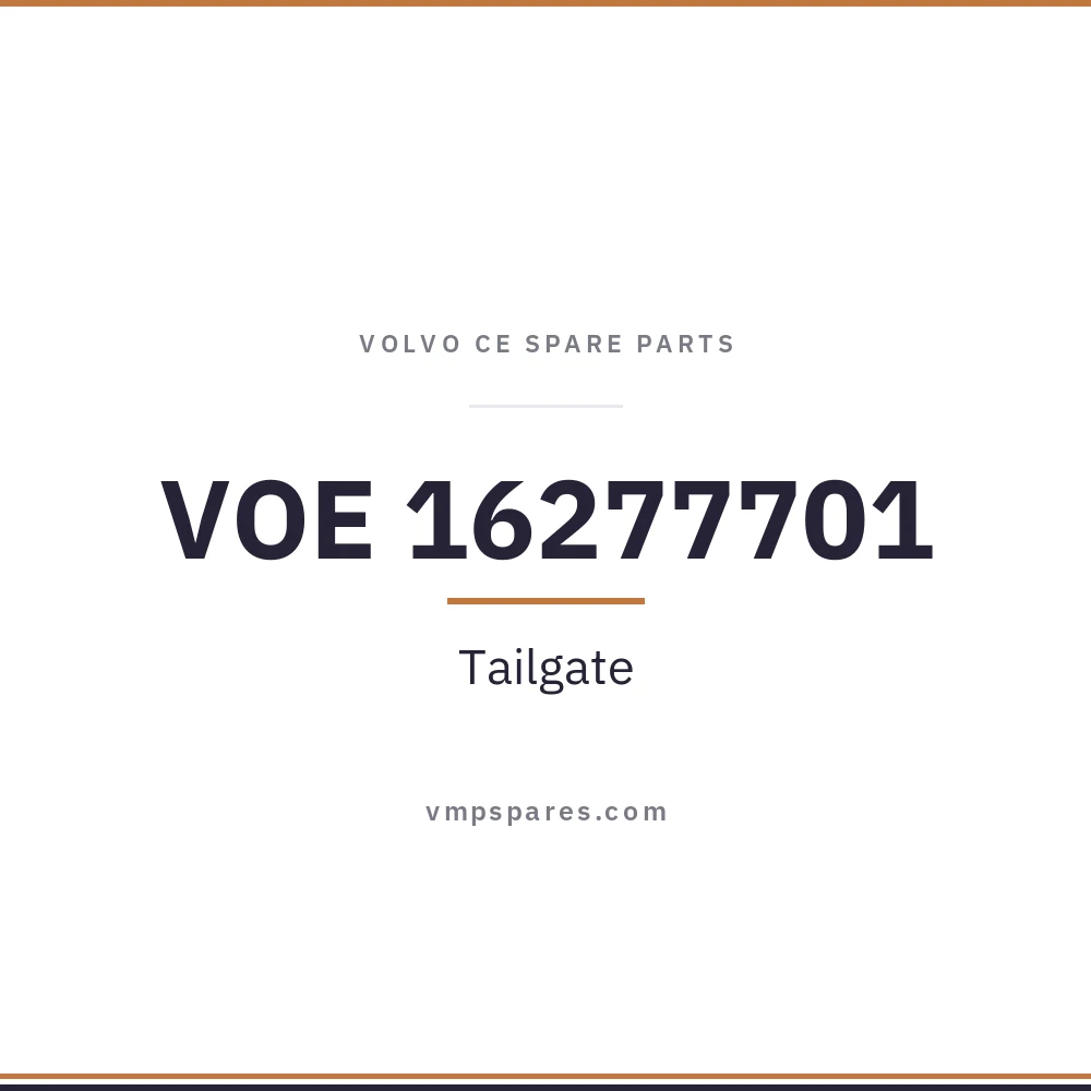 VOE 16277701 – Tailgate