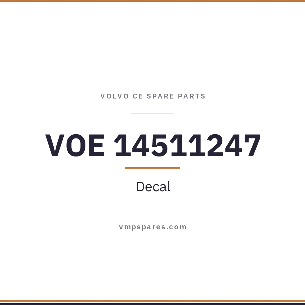 VOE 14511247 – Decal
