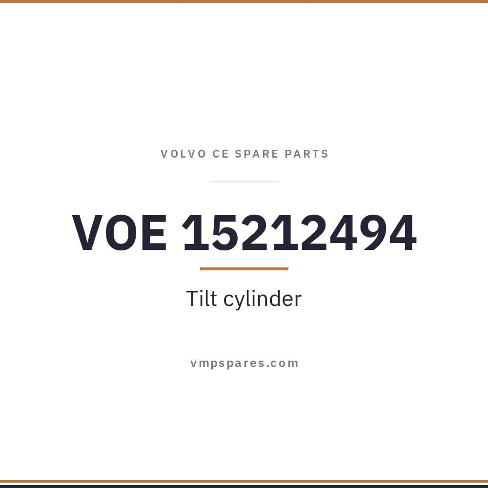 VOE 15212494 – Tilt cylinder