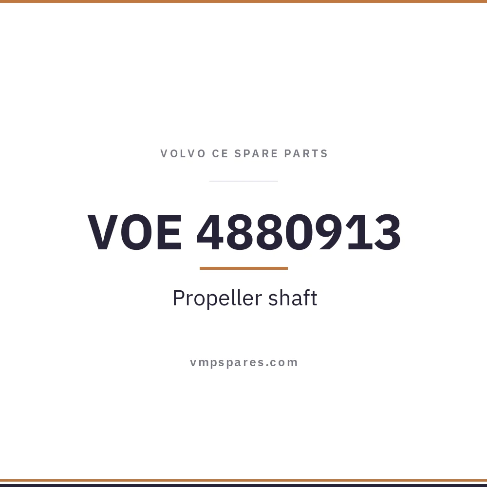 VOE 4880913 – Propeller shaft