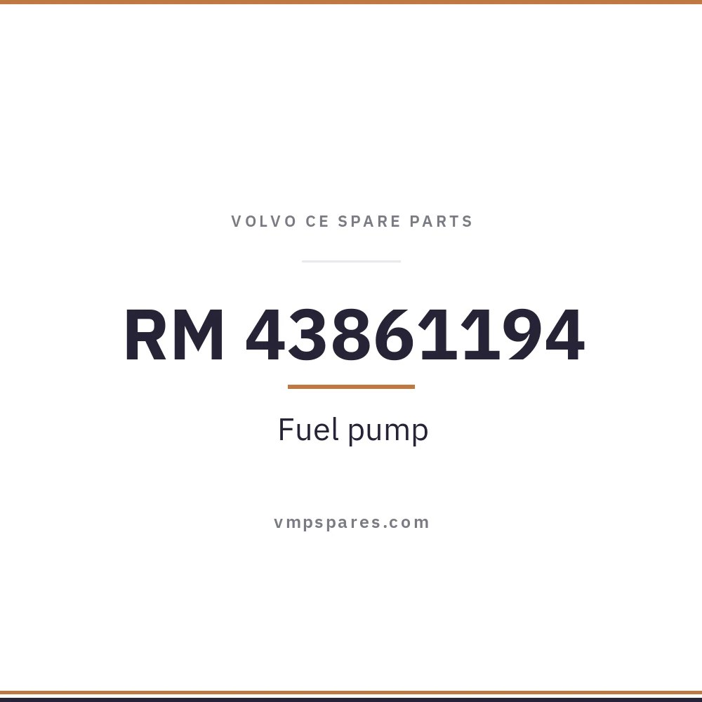 RM 43861194 – Fuel pump