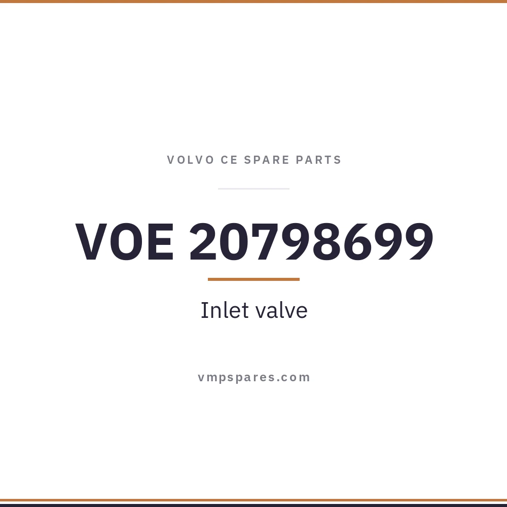 VOE 20798699 – Inlet valve