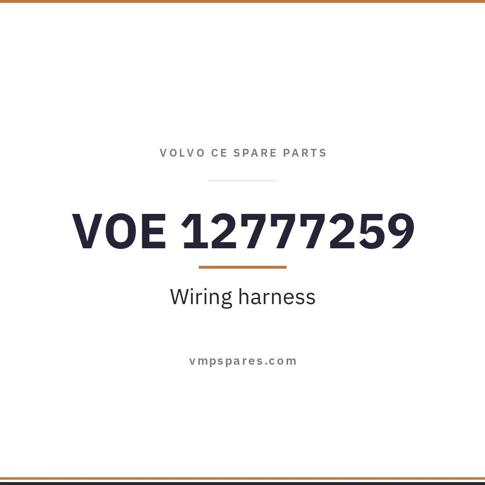 VOE 12777259 – Wiring harness