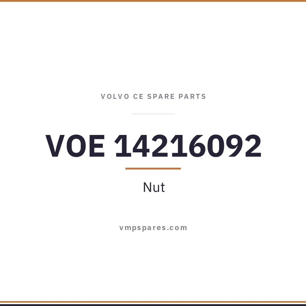 VOE 14216092 – Nut