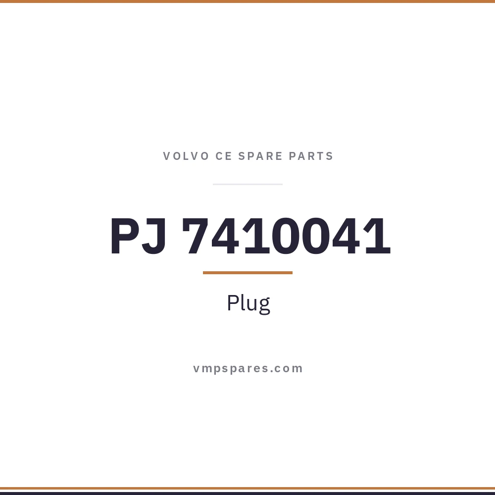 PJ 7410041 – Plug