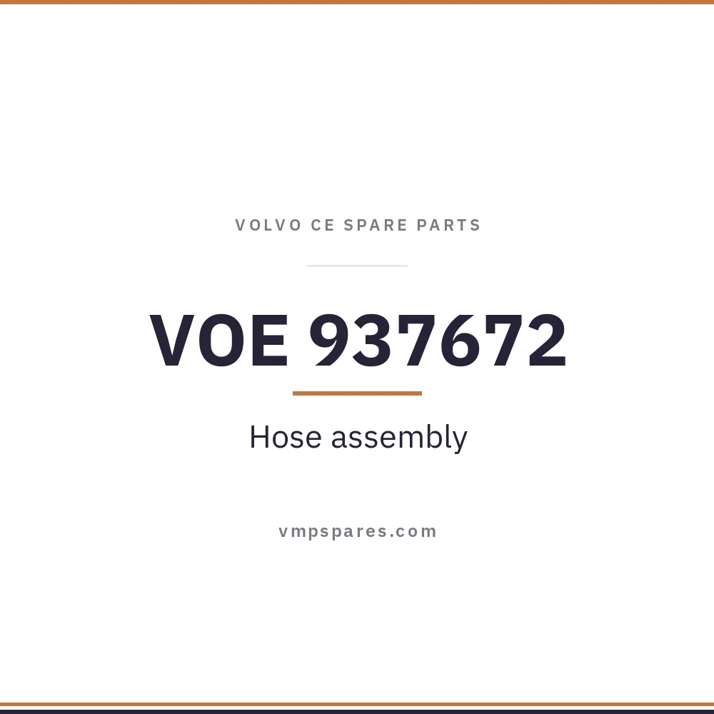 VOE 937672 – Hose assembly