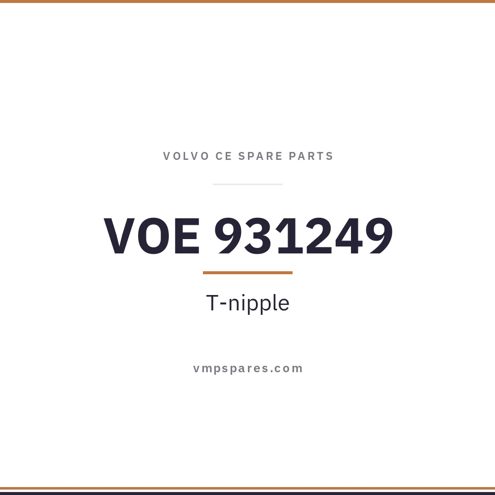 VOE 931249 – T-nipple