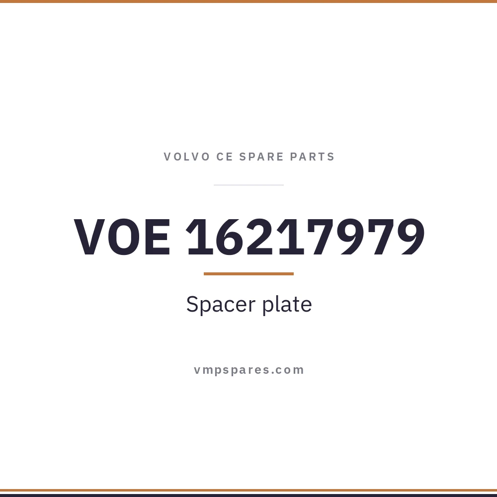 VOE 16217979 – Spacer plate