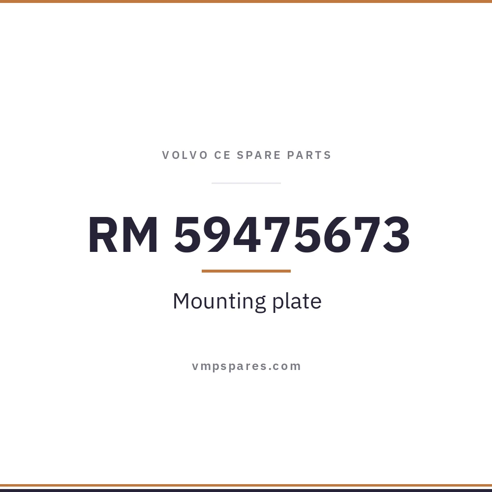 RM 59475673 – Mounting plate