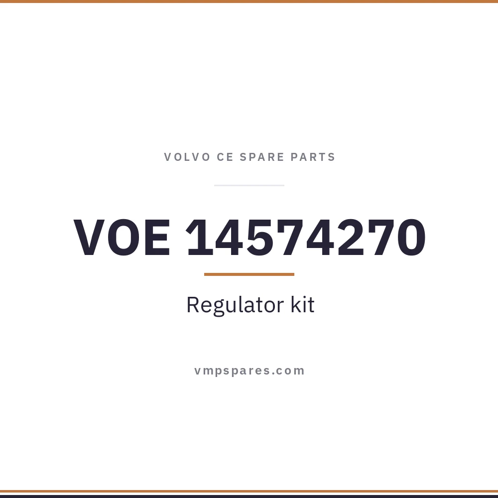 VOE 14574270 – Regulator kit