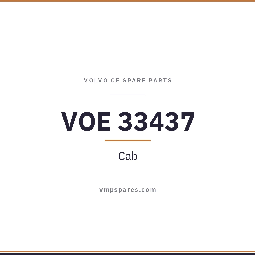 VOE 33437 – Cab