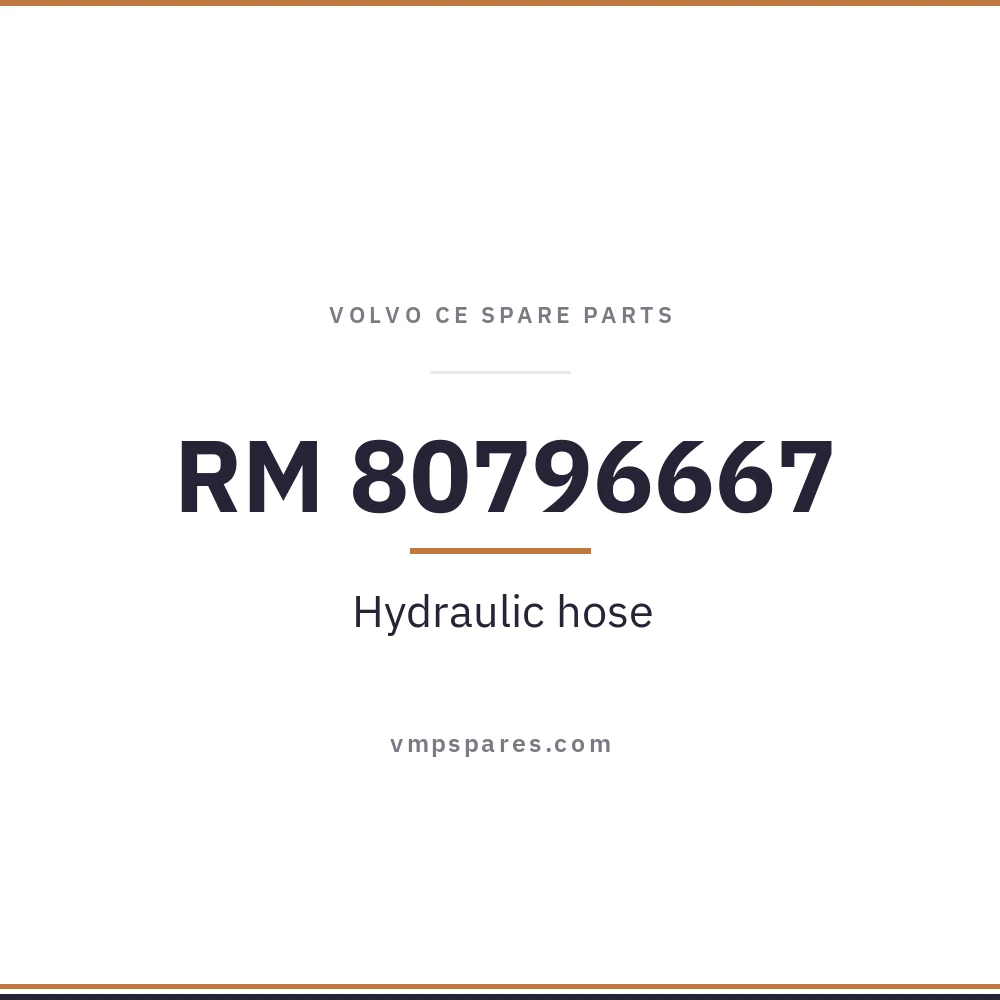 RM 80796667 – Hydraulic hose