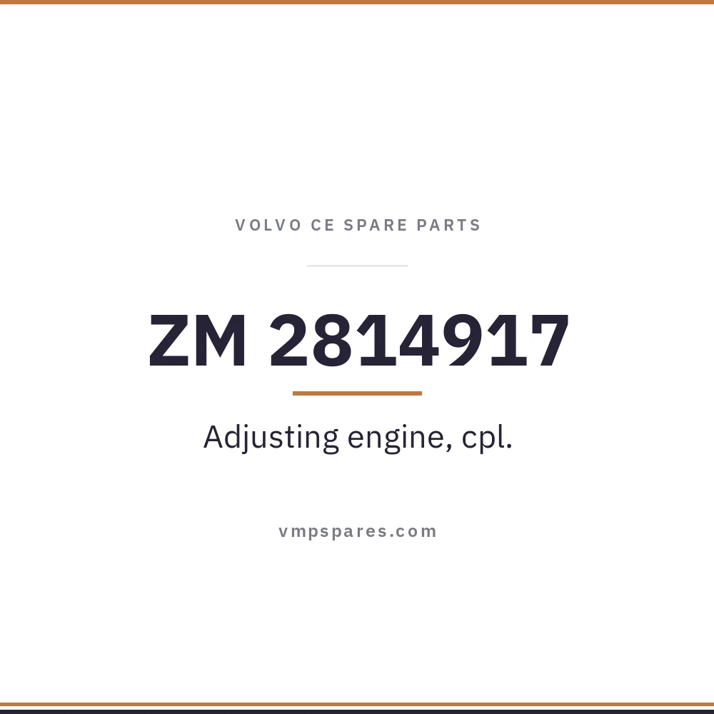 ZM 2814917 – Adjusting engine, cpl.