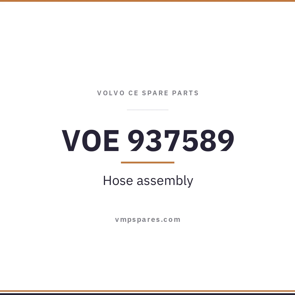 VOE 937589 – Hose assembly
