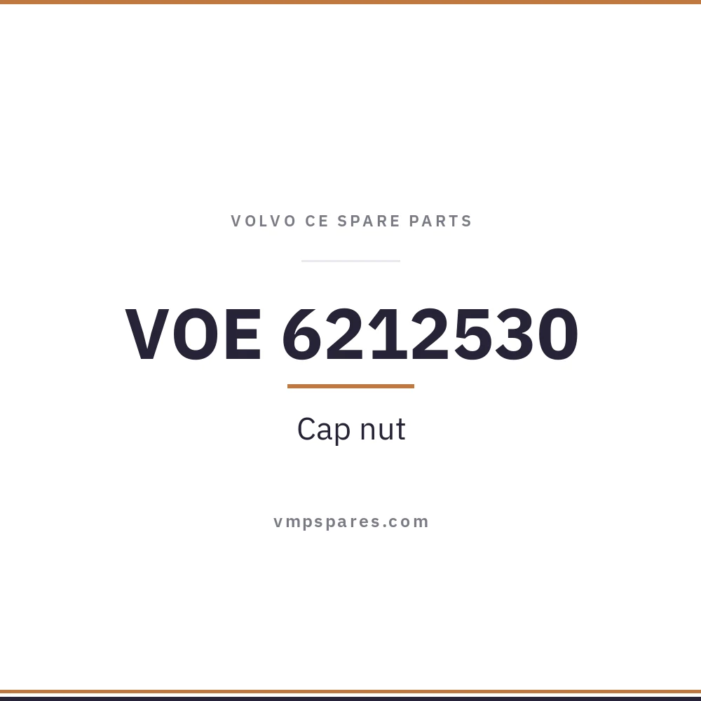VOE 6212530 – Cap nut