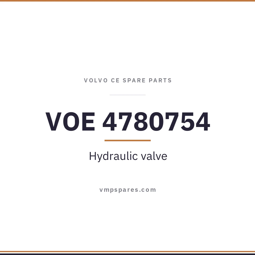 VOE 4780754 – Hydraulic valve