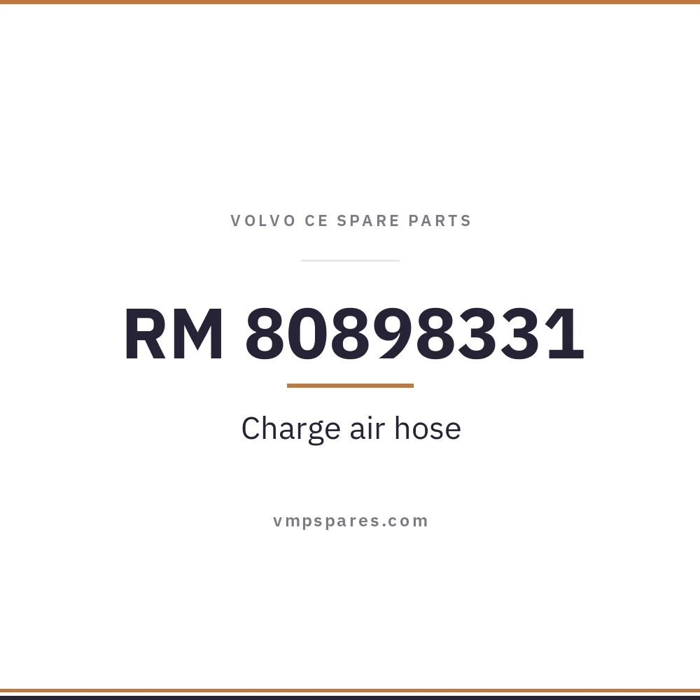 RM 80898331 – Charge air hose