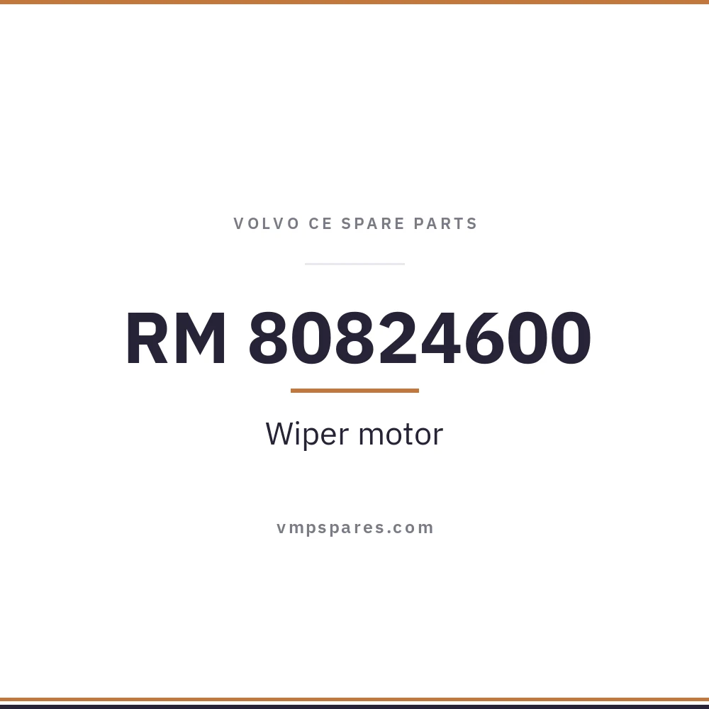 RM 80824600 – Wiper motor
