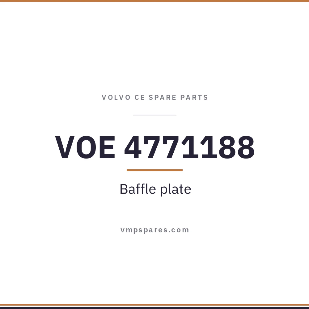 VOE 4771188 – Baffle plate