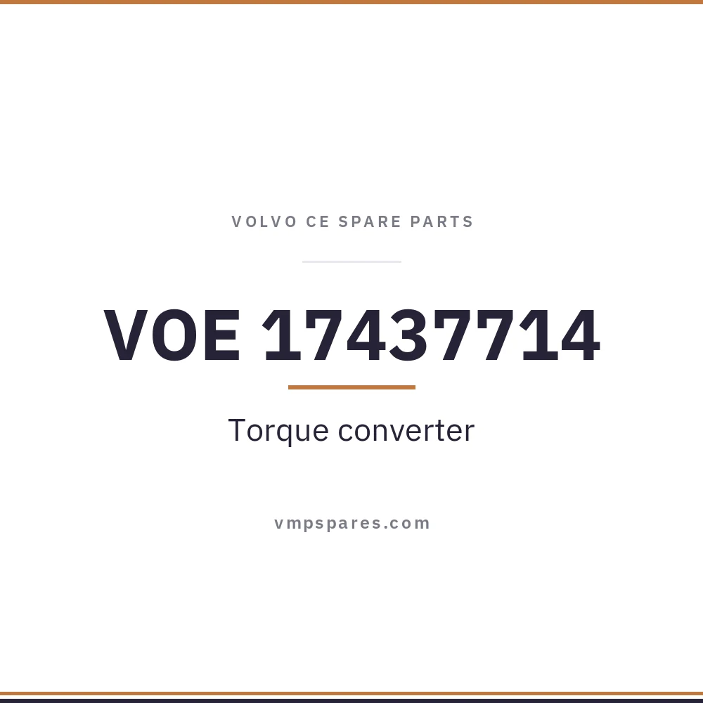 VOE 17437714 – Torque converter