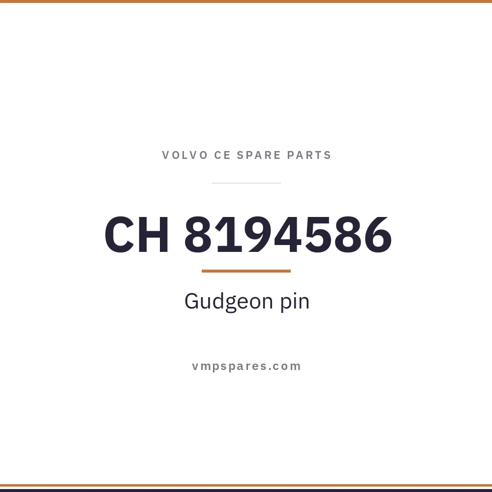 CH 8194586 – Gudgeon pin