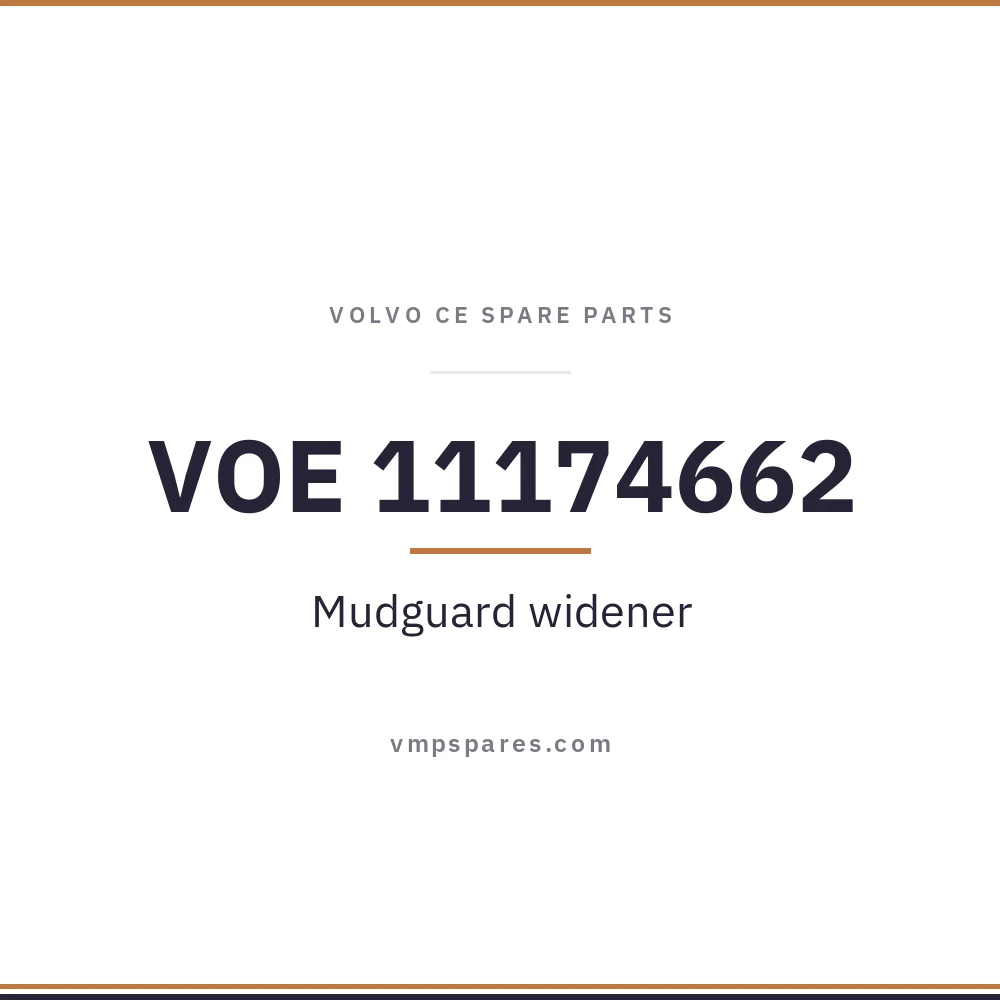 VOE 11174662 – Mudguard widener