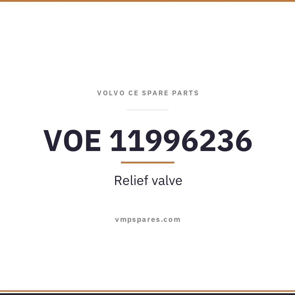 VOE 11996236 – Relief valve
