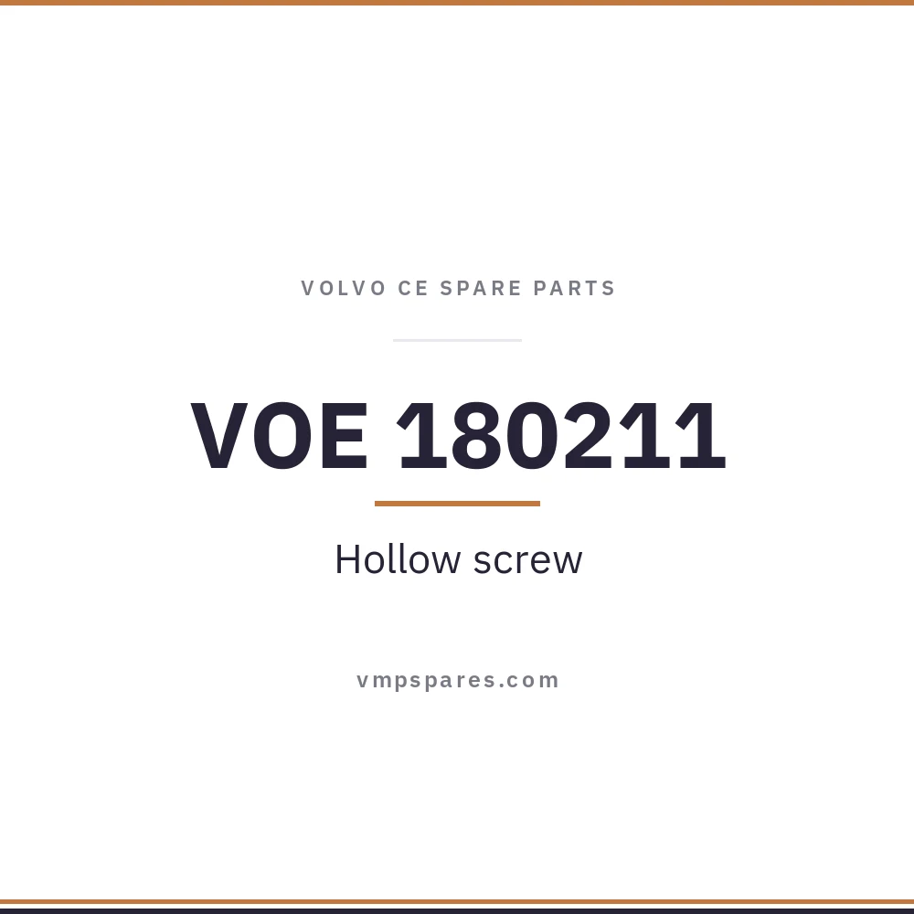VOE 180211 – Hollow screw